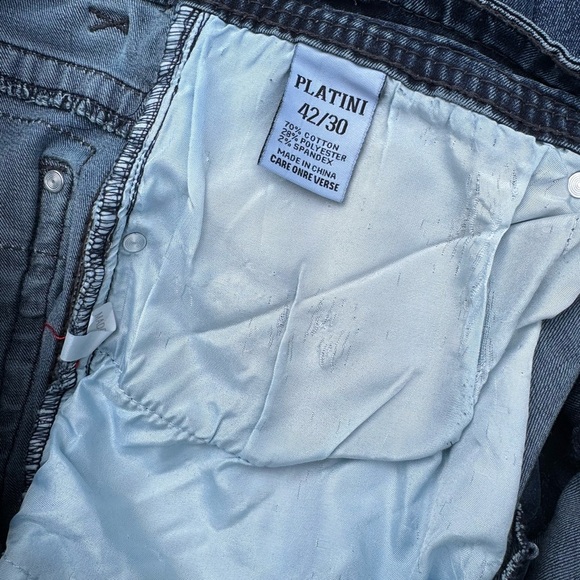 Men’s Platini boot cut jeans size 42 x 30 - Picture 5 of 5